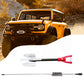 Globact 10Pcs Rc Crawler Accessories Roof Simulation Decoration Luggage Net/Fishing Box/Oil Drum/Shovel/Antennas/Recovery Board