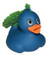 Wild Republic Rubber Ducks, Bath Toys, Kids Gifts, Pool Toys, Water Toys, Peacock, 4''
