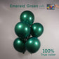 Double Stuffed Emerald Balloons Different Sizes Customized 52 Pack 18+10+5 Inch Dark Teal Emerald Green Balloon Garland Kit For