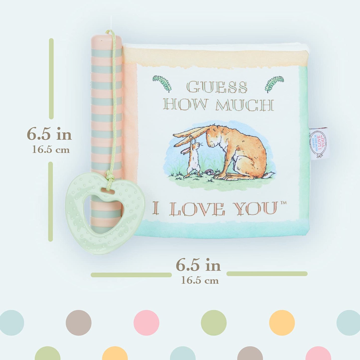 KIDS PREFERRED Guess How Much I Love You Soft Book - Crinkle Pages, 1 Count, Model 96616