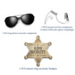 Huwane Ring Security Wedding Ring Bearer Gifts Secret Service Cosplay Set Police Spy Fbi Toys Accessory, Include Acoustic Earpie