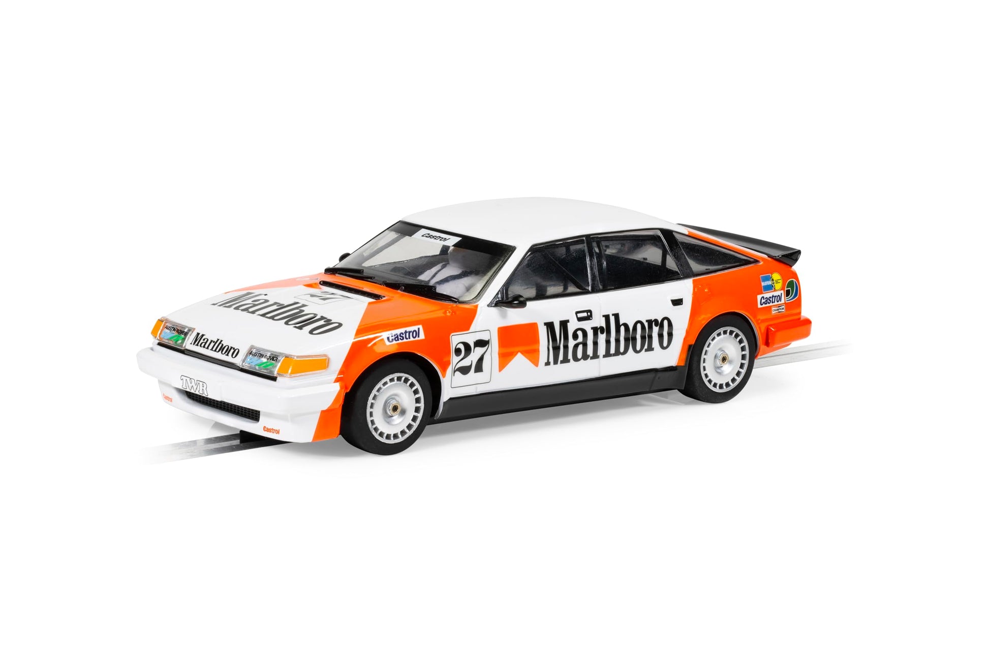 Scalextric Rover Sd1 Marlboro #27 1985 French Supertourisme 1:32 Slot Race Car C4416
