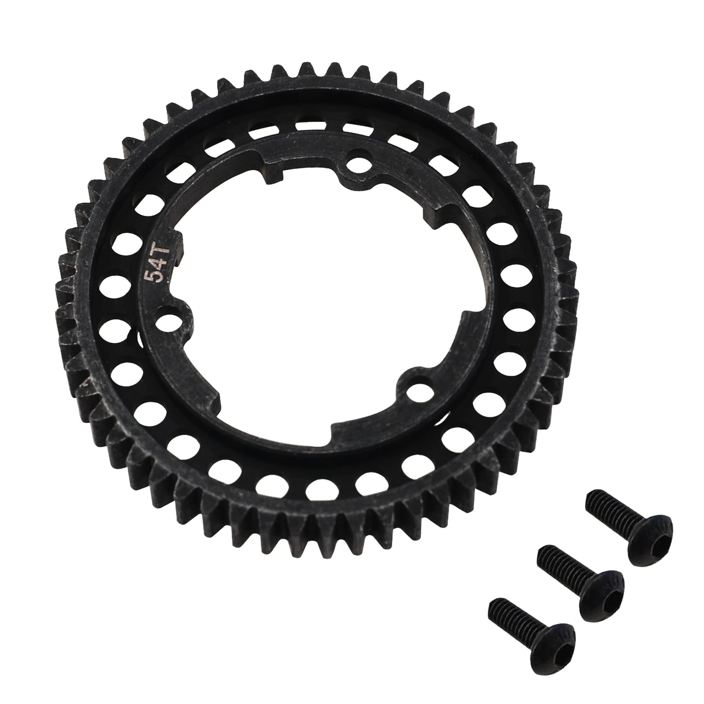 Vgoohobby Steel 54T Spur Gear 1 Mod M1 Main Gear Compatible with Traxxas 1/5 X-Maxx 6S 8S 1/10 Maxx 4S 1/10 New E-Revo 2.0 VXL 1