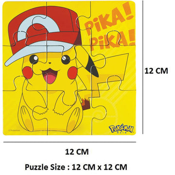 Pokemon Style Characters Zigsaw Puzzle, Pack Of 6, Total 96 Pieces, Assortment 2