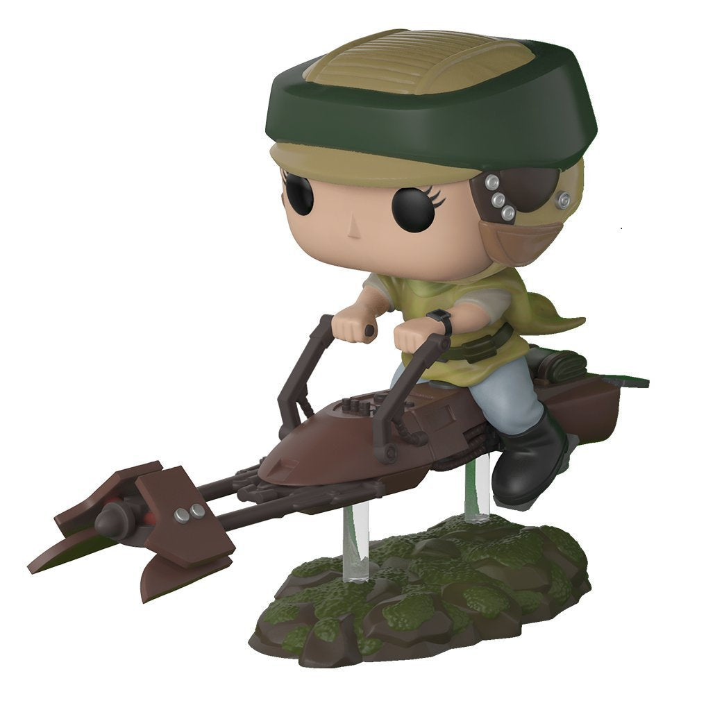 Funko 23253 Pop Deluxe: Leia On Speeder Bike Collectible Vinyl Figure (Styles May Vary)