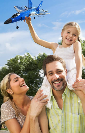 Crohorizon 2-Channel Rc Plane Foam Airplane For Kids Over 12 Years Age,Blue