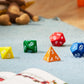 Learning Resources Jumbo Foam Polyhedral Dice, 5 Dice, 4, 8, 10, 20 Sides, Ages 5+ Multicolor, 3 W in