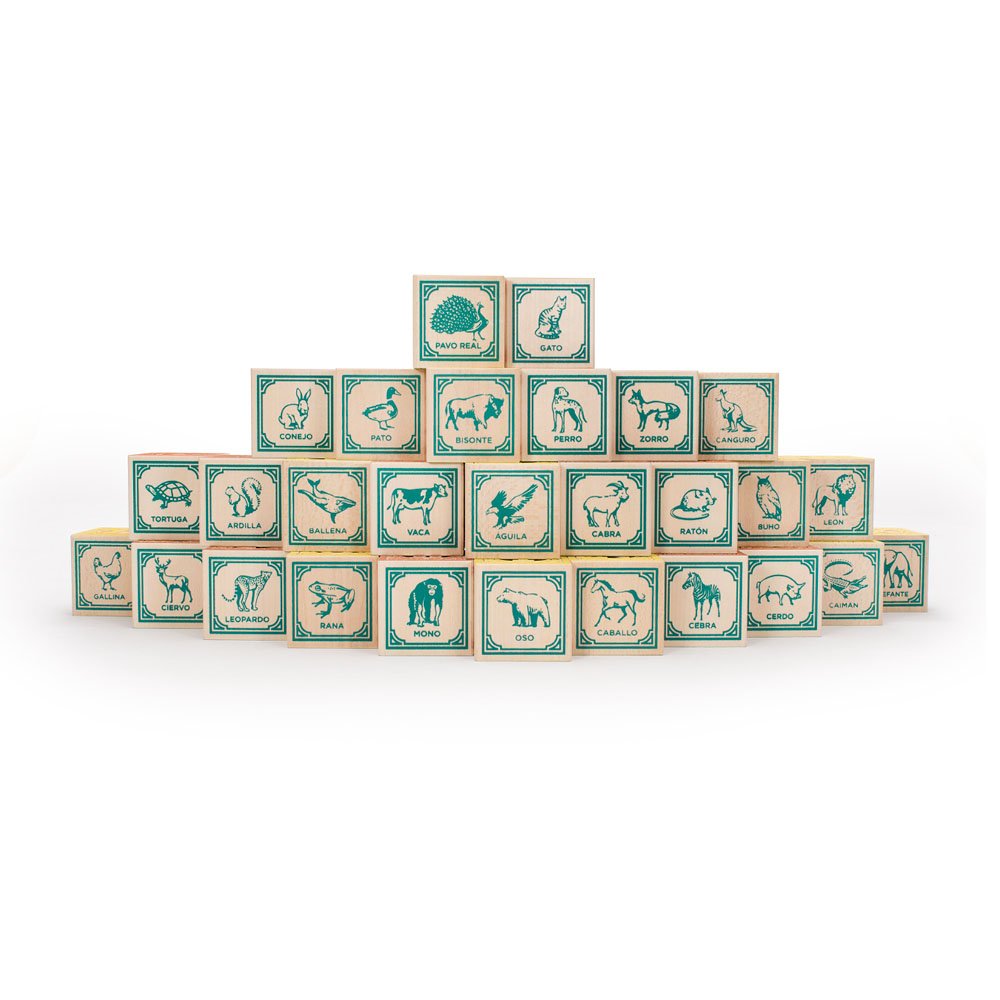 Uncle Goose Spanish Blocks - Made In The Usa