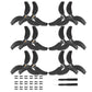 12 Pcs Avata 2 Propellers For Dji Avata 2 Accessories,Low-Noise Blades Props Wings Replacement Blades Accessories (Black)