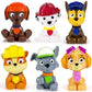 Kids Paw Patrol Mini Figures Set of 6 - Rocky, Zuma, Skye, Rubble, Marshall & Chase