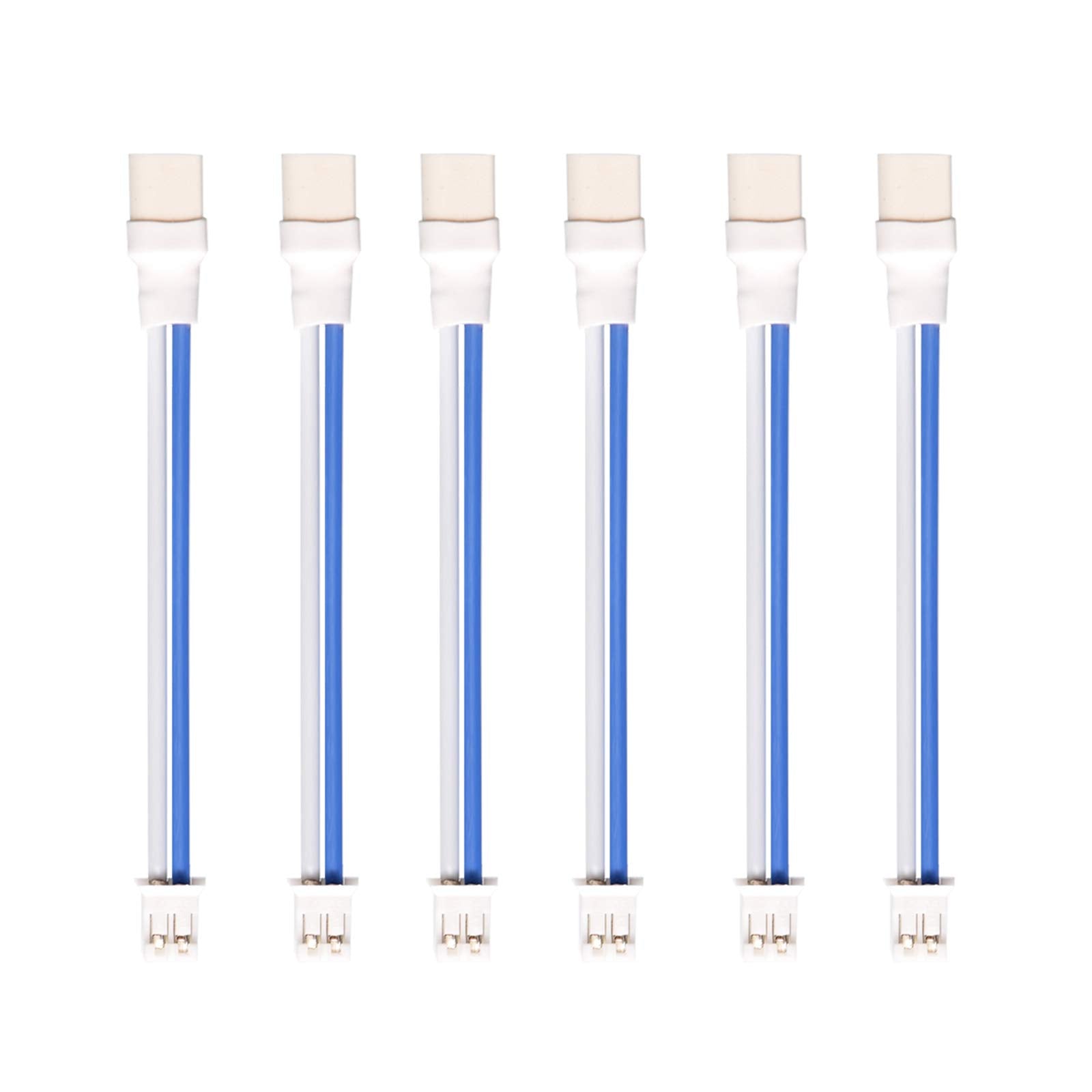 BETAFPV 6pcs BT2.0-PH2.0 Adapter Cable 22AWG for BT2.0 300mAh 1S Battery with 1.0mm Banana Connector Meteor65 1S Brushless Whoop