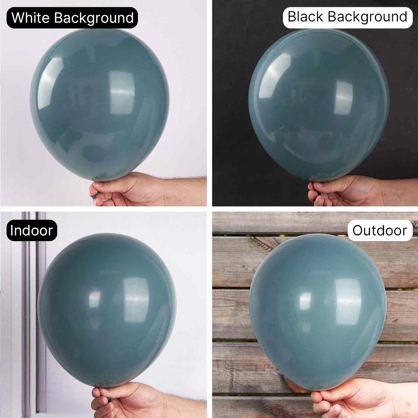 Partywoo Petrol Blue Balloons, 50 Pcs 12 Inch Boho Blue Balloons, Retro Blue Balloons For Balloon Garland Or Balloon Arch As Birthday Decorations, Party Decorations, Wedding Decorations, Blue-F36
