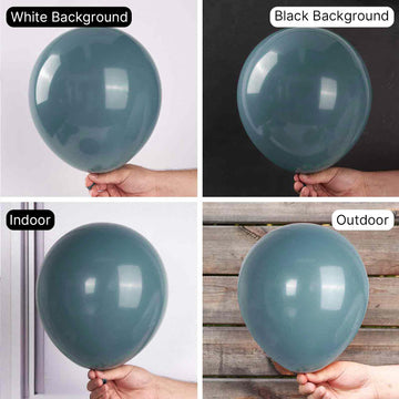 Partywoo Petrol Blue Balloons, 50 Pcs 12 Inch Boho Blue Balloons, Retro Blue Balloons For Balloon Garland Or Balloon Arch As Birthday Decorations, Party Decorations, Wedding Decorations, Blue-F36