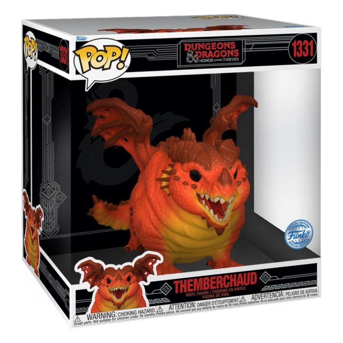 Funko Pop! Themberchaud #1331 Walmart Exclusive - 7.2" Red Vinyl Figure
