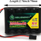 GEILIENERGY 6V 2000mAh NiMH RX Battery Packs with Hitec Connector for RC Aircrafts and Walking Robot