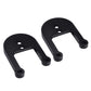 2Pcs Aluminum Front/Rear Shock Tower Hoops Bracket Mount For 1/10 Rc Car Rc4Wd Gelande Ii Chassis (Rear Shock Hoops)