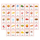 Lachilly Foods English Words Learning Flashcards, High Frequency Words, Beginning Reading, Kindergarten To 1St Grade, Esl Teachi
