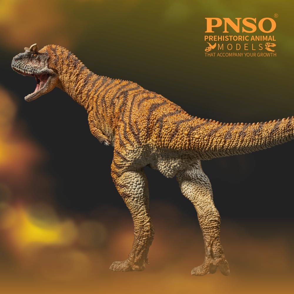 PNSO Prehistoric Dinosaur Model - 36 Domingo Carnotaurus, Plastic, Realistic Design