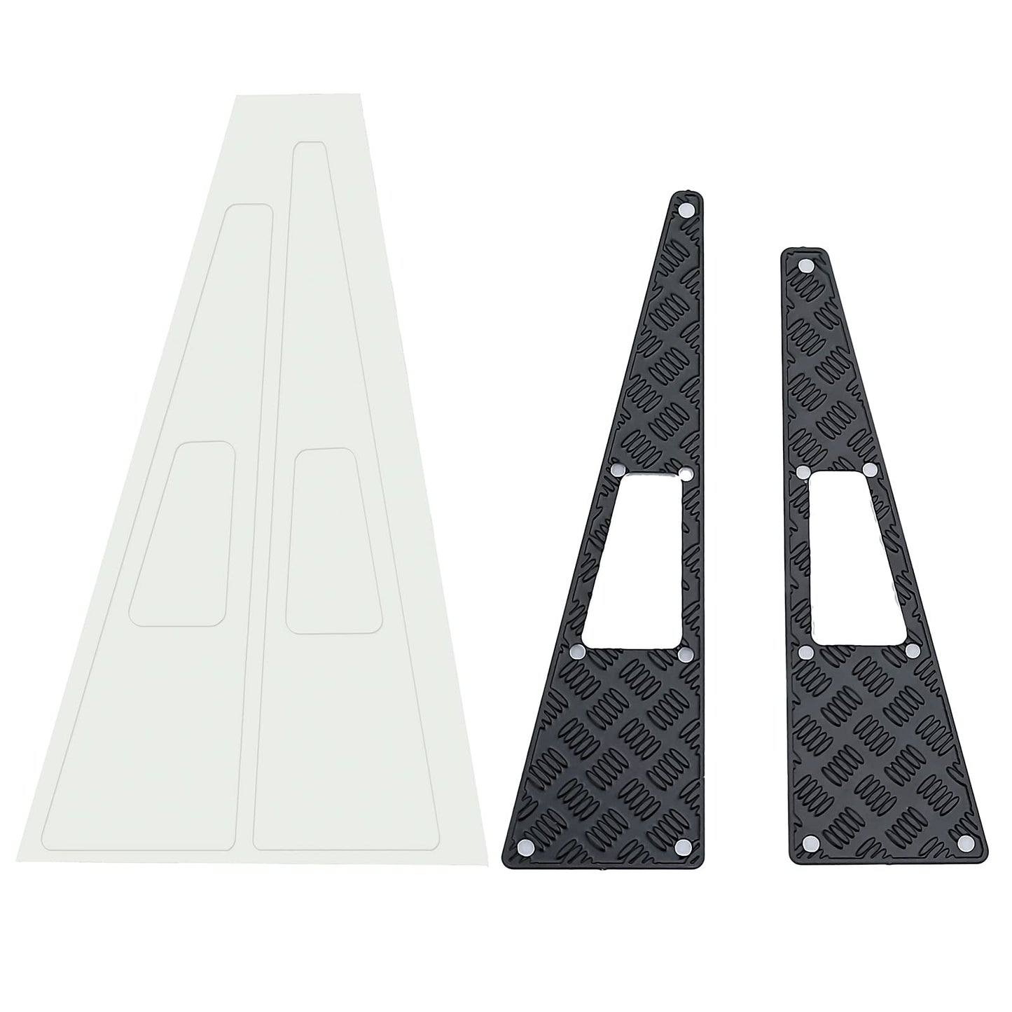AXSPEED 1 Set Stainless Steel Anti-Skid Plate Engine Hood Cover Set with Intake Grille for 1:18 TRX4-M TRX4M Defender