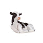 Mojo Holstein Calf Lying Down Realistic Farm Animal Hand Painted Toy Figurine