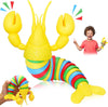 FunBlast Slug Toy  Small Slug Fidget Toys with Light, Baby Toys, Sensory Toys for Kids, Flexible Stretchable Joints Toy for Anx