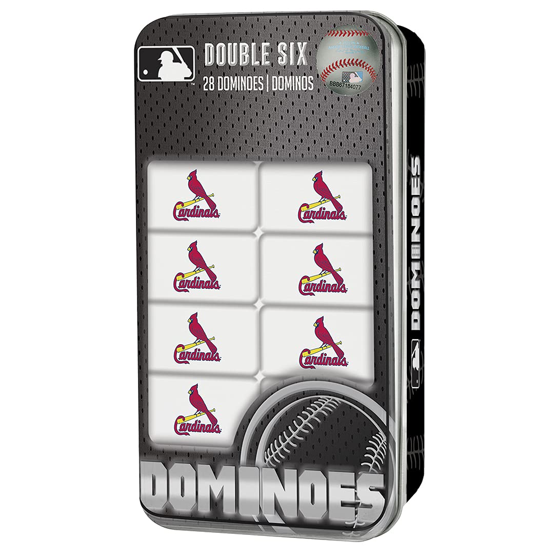 MasterPieces MLB St. Louis Cardinals Double Six  Collector Edition  Dominoes Game