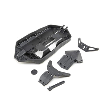 Losi Chassis & Skid Plates: TENACITY Monster Truck, LOS231035