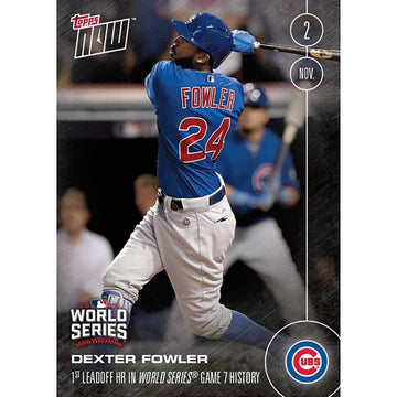 Mlb Chicago Cubs Dexter Fowler #656A 2016 Topps Now Trading Card