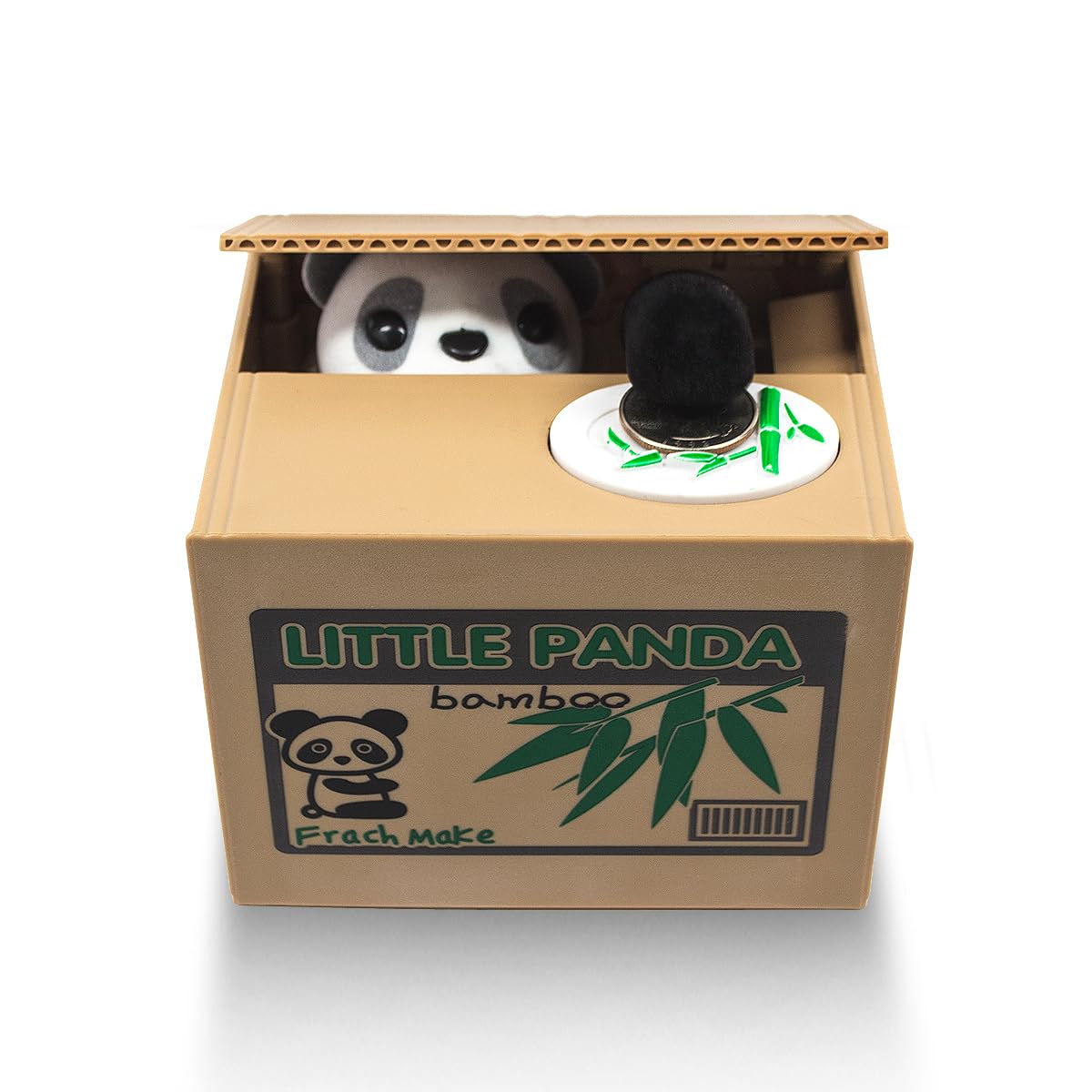 Matney Stealing Coin Panda Box- Piggy Bank - Panda Bear - Electronic Money Bank Saving Box Toy Atm Bank - Great Gift Idea For Ki