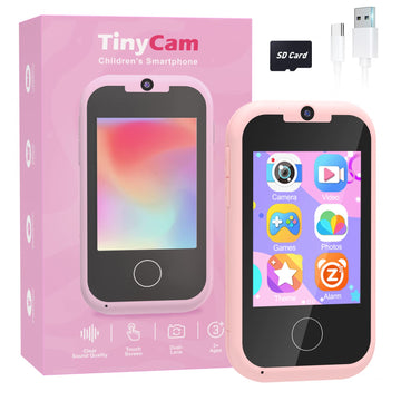 Kids Smart Toy Phone Girls Toy, Eltrynic Toddler Touchscreen Game Phone For 3 4 5 6 7 Year Old Girl, Christmas Birthday Gifts Fo