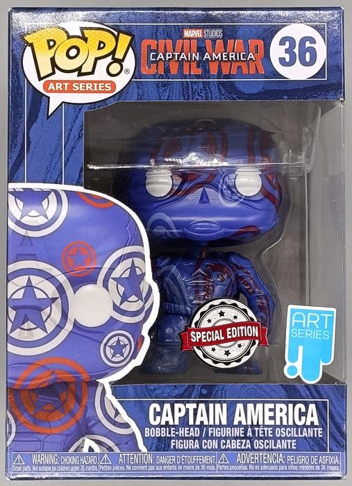 Funko Pop! Marvel Captain America Civil War Art Series Exclusive