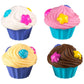 Munchkin Bath Tea and Cupcake Set - 5 Piece Toddler Bath Toy, Pink Plastic, Model 24020