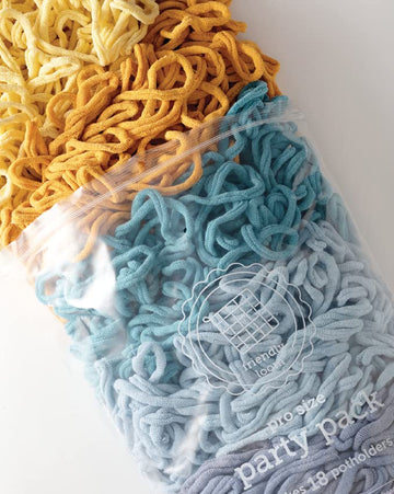 friendly loom Party Pack Botanicals PRO Size Cotton Loops Makes 18 (8 x 8) Potholders by Harrisville Designs Made in The USA