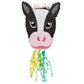 Blue Panda Pull String Cow Pinata For Farm Birthday Party Decorations - Baby Shower Supplies For Both Boys & Girls - Cow Theme Pinata (Small, 16.5 X 13 X 3 Inch)