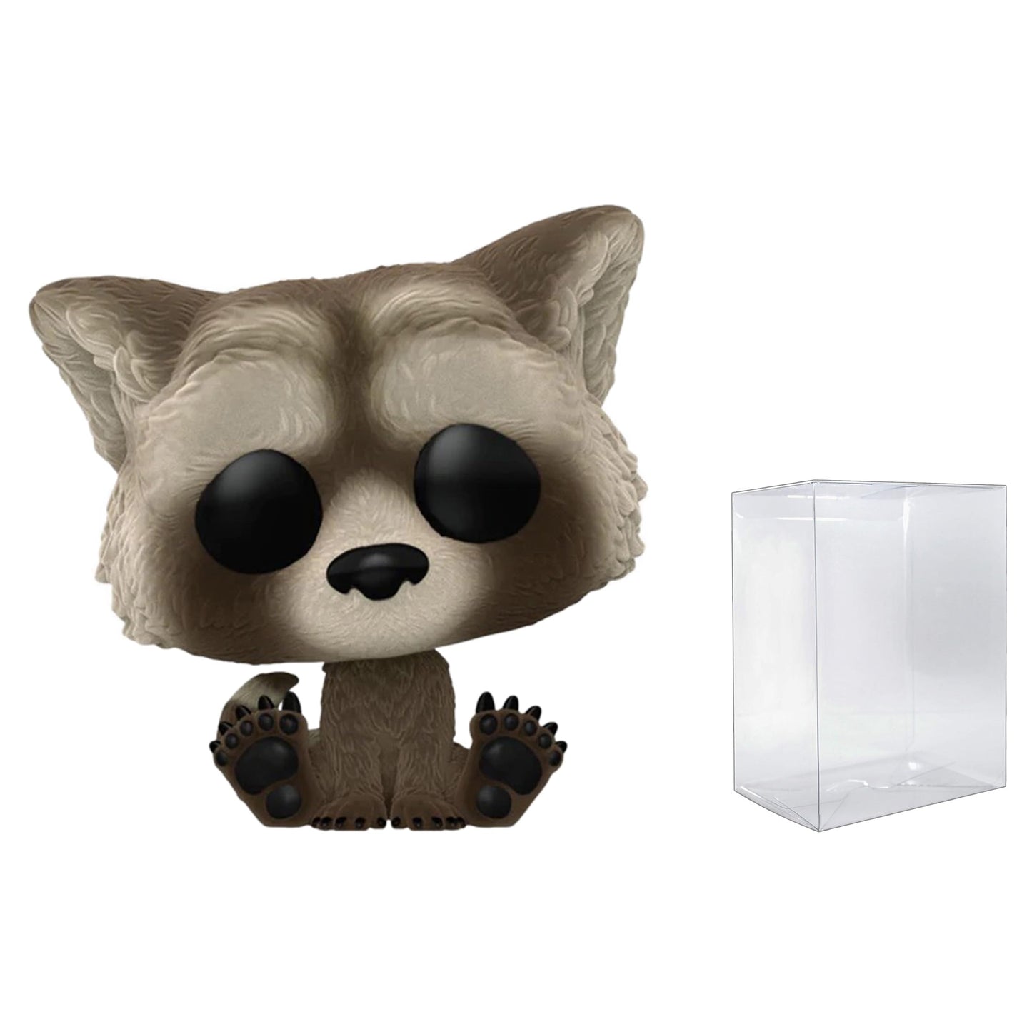 Funko Pop! Marvel: Guardian Of The Galaxy Volume 3 - Baby Rocket, Exclusivce Multicolor Flocked Collectible Vinyl Figure #1208