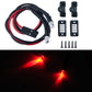 RC-Hub 1Set Rear Tail Light LED Lamp Set for 1/24 Axial SCX24 AXI00001 RC Crawler Car,Red