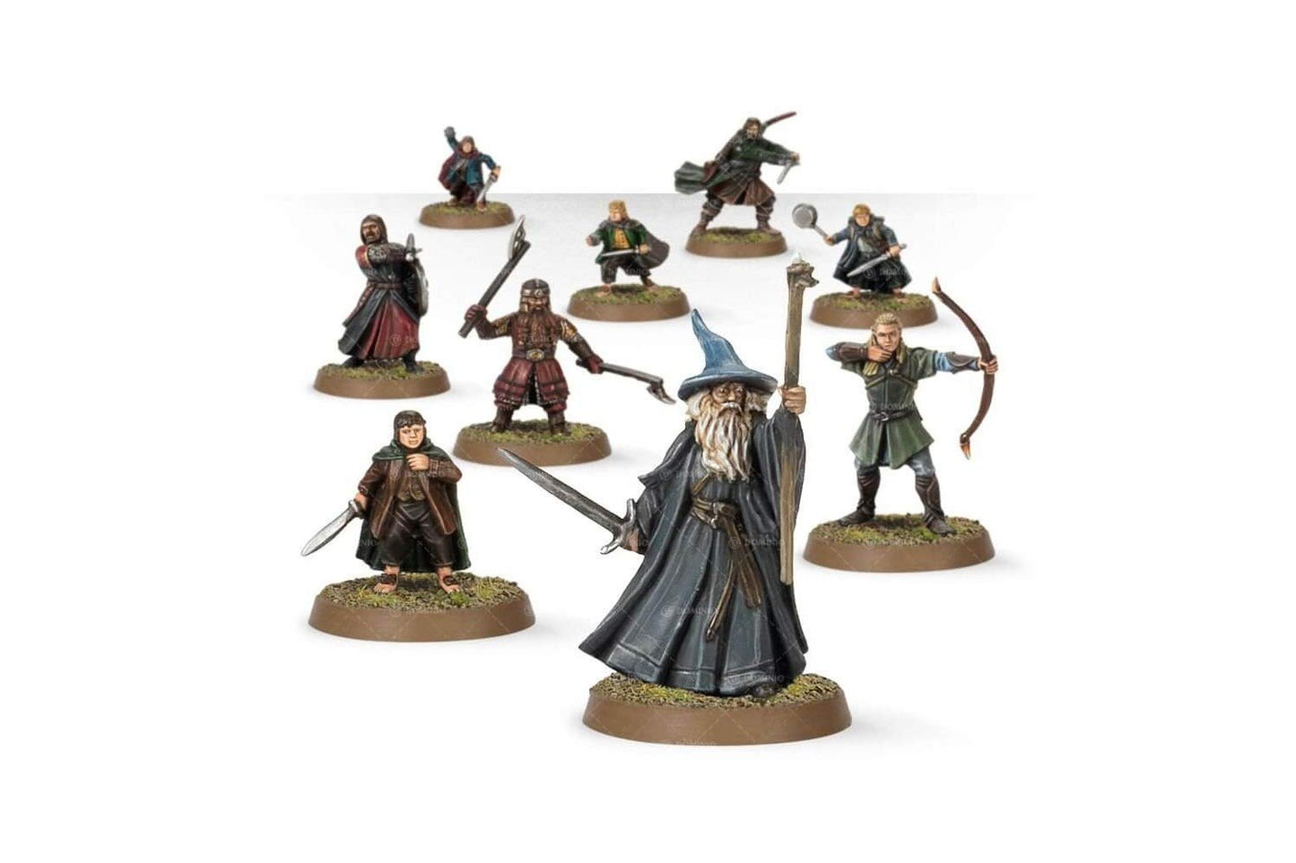 Games Workshop Warhammer Middle Earth Fellowship of The Ring Model 64-71 Multicolor Plastic Figure