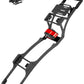 Rcmyou Rc Carbon Fiber Frame Chassis W/Gearboxes Upgrades Part For 1/10 Axial Scx10 Scx10 Ii 90046 90047 Rc Crawler Car,Red