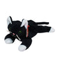 Ty Beanie Babies Zip the Black Cat Plush Toy - 6 Inches, Black with White Paws, Model 4004