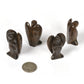 Justinstones Carved Bronzite Gemstone Peace Angel Pocket Guardian Angel Healing Statue 2 Inch