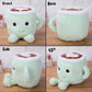 AULUDA Latte Plush Toy  30 cm Stuffed Coffee Mug Plushie Pillow Doll  Soft Cup Fluffy Friend  Hugging Cushion - Present for Every Age (Latte)
