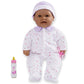 Jc Toys Hispanic 16-Inch Medium Soft Body Baby Doll La Baby | Washable |Removable Purple Outfit W/Hat And Pacifier | For Childre