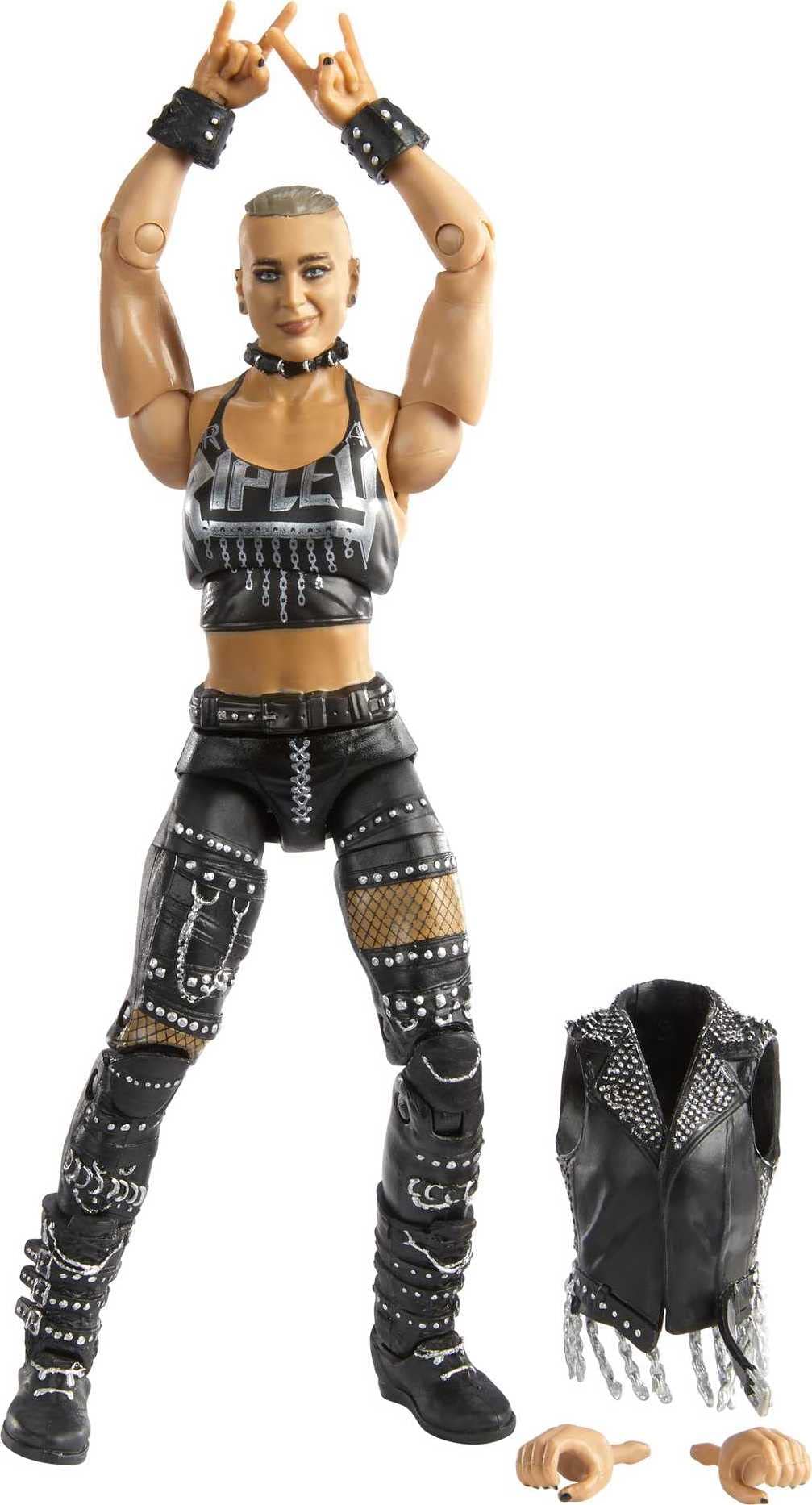 Wwe Rhea Ripley Elite Collection Action Figure, 6-In/15.24-Cm Posable Collectible Gift For Wwe Fans Ages 8 Years Old & Up