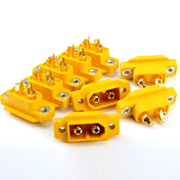 Sologood Amass 10 Pcs Xt60E1-M Mountable Xt60 Male Plug Connector For Rc Models Multicopter … …
