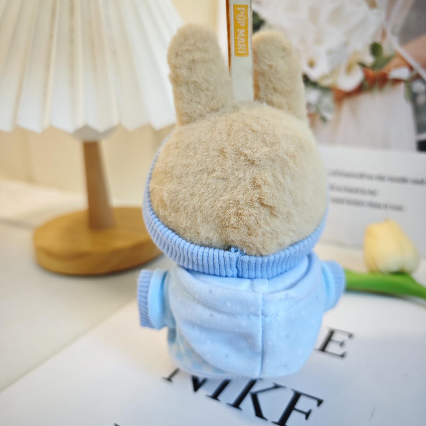 QIUTIMIY Clothes for Doll 17cm Doll Clothes 4-Piece-Dark Blue-Set Doll Clothes enhanced Doll Outfit with Accessories-Headband+Jacket+Sweatshirt+Sweatpants(NO Doll Included)