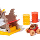 Monster Jam Mini Jams Earthshaker Boneyard Blaster Playset, 2 Minis Monster Trucks, Multicolor, For Kids Ages 3+, Model 6069771