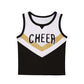 Kakalver Cheerleader Costume For Girls Toddler Cheerleader Outfit Baby Cheerleading Costume For Kids 1-10 Years