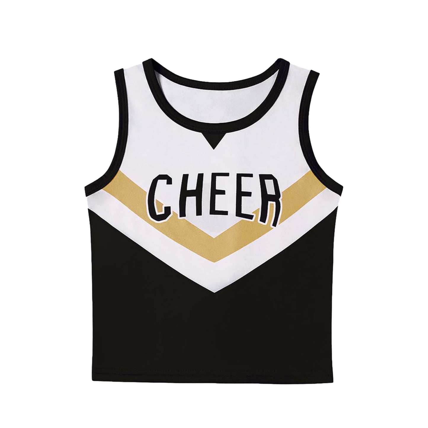 Kakalver Cheerleader Costume For Girls Toddler Cheerleader Outfit Baby Cheerleading Costume For Kids 1-10 Years