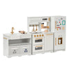 Teamson Kids Little Chef Atlanta Large Modular Wooden Play Kitchen with Interactive, Realistic Features, and 17 Kitchen Accessor