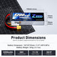 Zeee 3S Lipo Battery 5200mAh 50C 11.1V RC Batteries with XT60 Connector Soft Case for RC Airplane Helicopter Plane Quadcopter RC